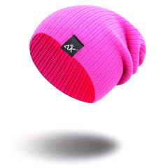 Candy Knit Beanie Unisex Skull Hat Lightweight Soft Ski Hats Women Men