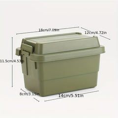 Outdoor Camping Mini Plastic Storage Box Desktop Seasoning Bottle Storage Box