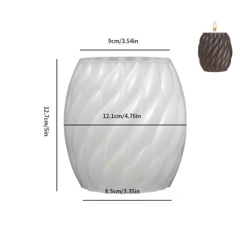 Spiral Ball Candle Holder Silicone Mold Candle Making Epoxy Resin