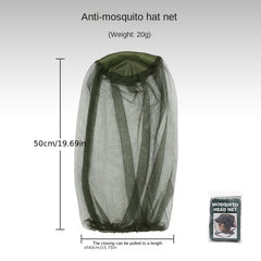 Anti Insect Mosquito Hat Net for Outdoor Fishing Night Fishing