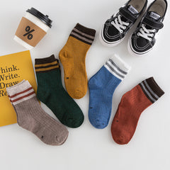 5 Pairs Toddler Boys Socks for Comfortable and Stylish Wear