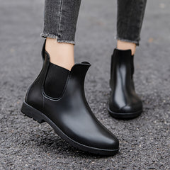 Women's Short Rain Boots Anti Slip Waterproof Rubber Garden Boots