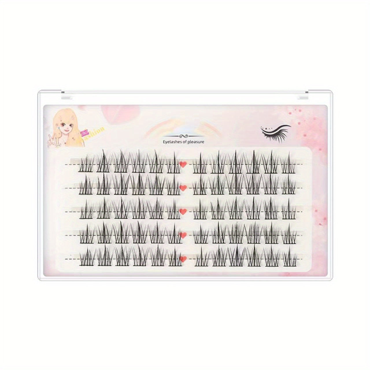 Single Cluster Lashes Sunflower Little Devil False Eyelashes Extension
