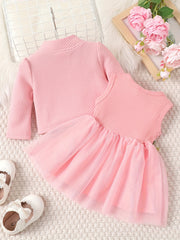 Sweet & Infant Baby Girls Casual Dress Up Set