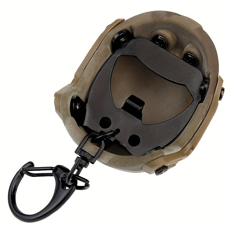 Helmet Keychain Bottle Opener Buckle for Bags and Backpacks
