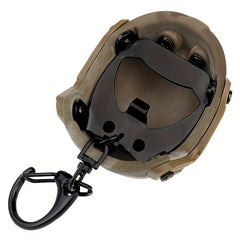 Helmet Keychain Bottle Opener Buckle for Bags and Backpacks