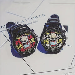 Hip Pop Large Dial Wrist Watch for Children