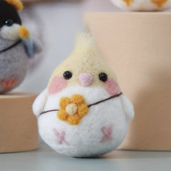 Bird Wool Felt DIY Material Bag Wall Decoration Kit