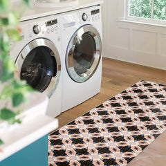 Vintage Laundry Room Area Rug Long Oriental Hallway Runner