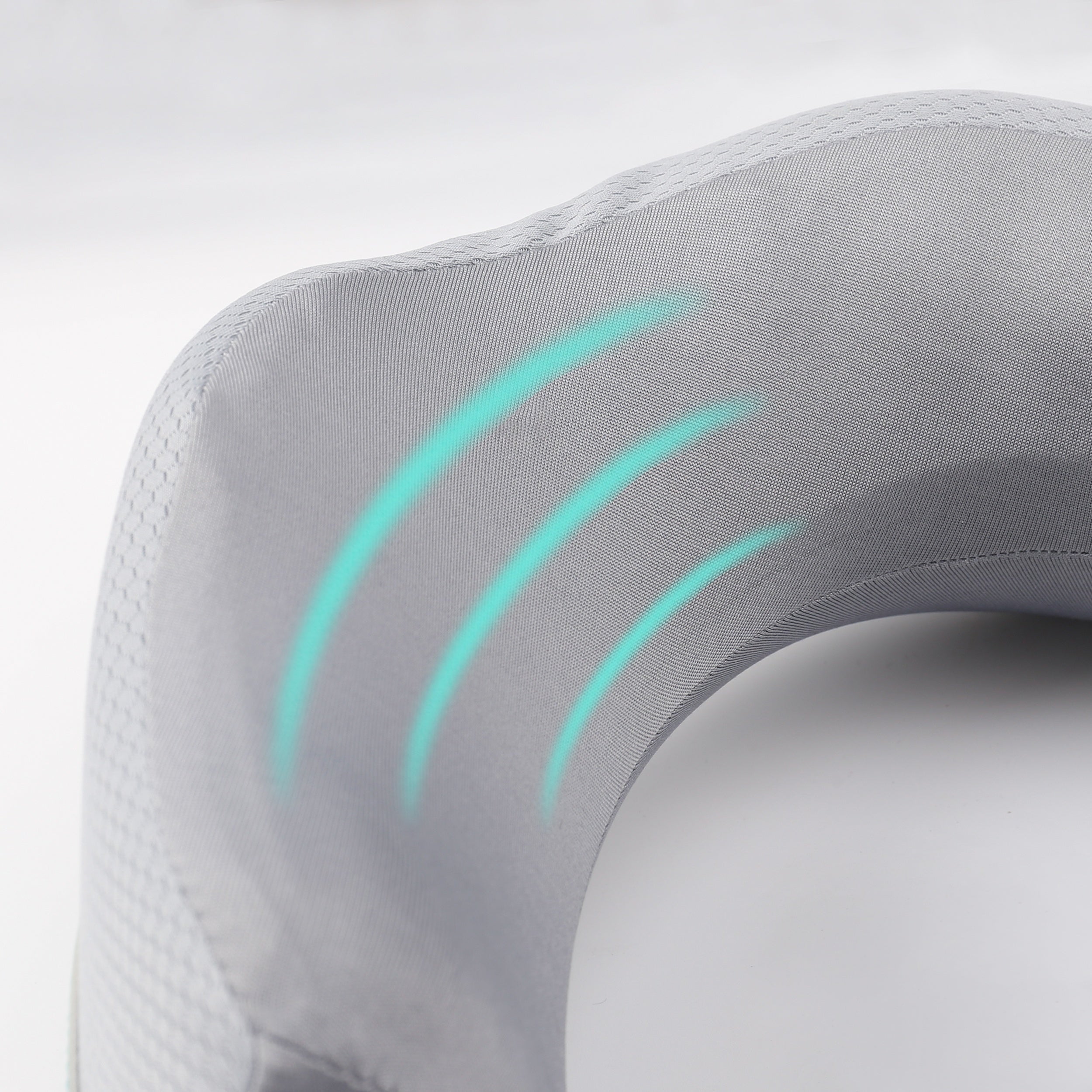 Adjustable Memory Foam Neck Pillow for Travel with Washable Cover