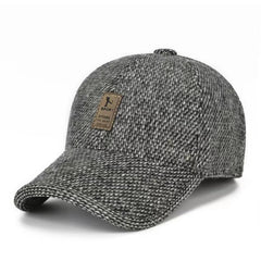 Men's Winter Ear Protection Baseball Cap - Windproof Thick Warm Cap