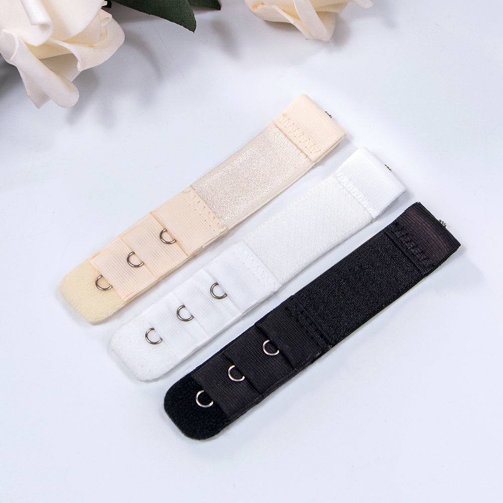Bra Extenders 3-Pack Stretchy Comfortable Band Extension Strap