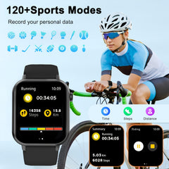 GWENLAND X12 Smartwatch Wireless Calling Fitness Tracker Pedometer