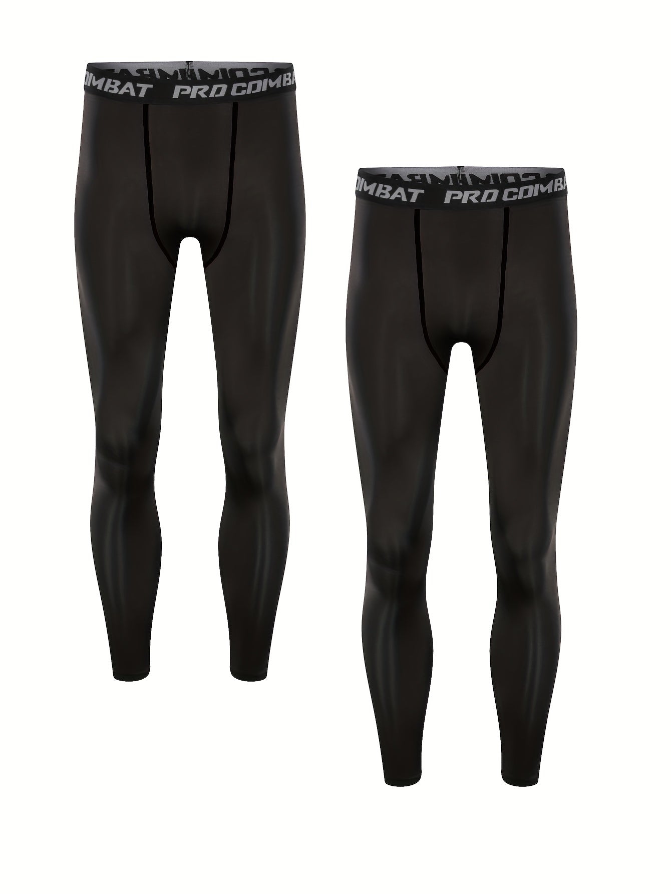 Men's Compression Pants Active High Stretch Trousers For Fitness Workout