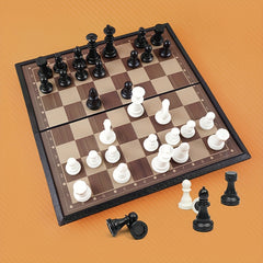 Chess Portable Set No Magnetic Foldable Board Game Educational Toys