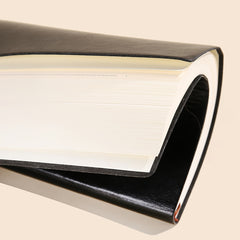 200Pages Leather Business Office Notebook A5 Soft Cover Meeting Record Notebook