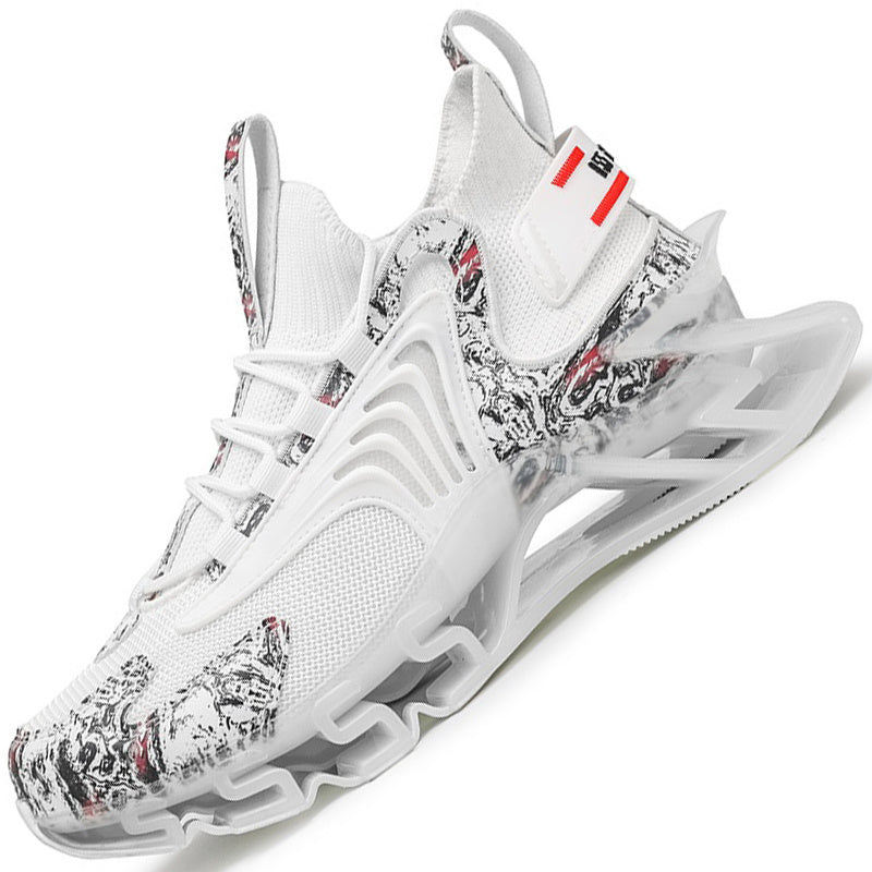 Men's Breathable Mesh Cushion Jogging Sneakers