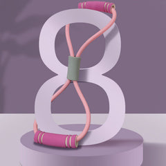 Yoga Fitness Ring with 8 Character Puller and Pulling Rope