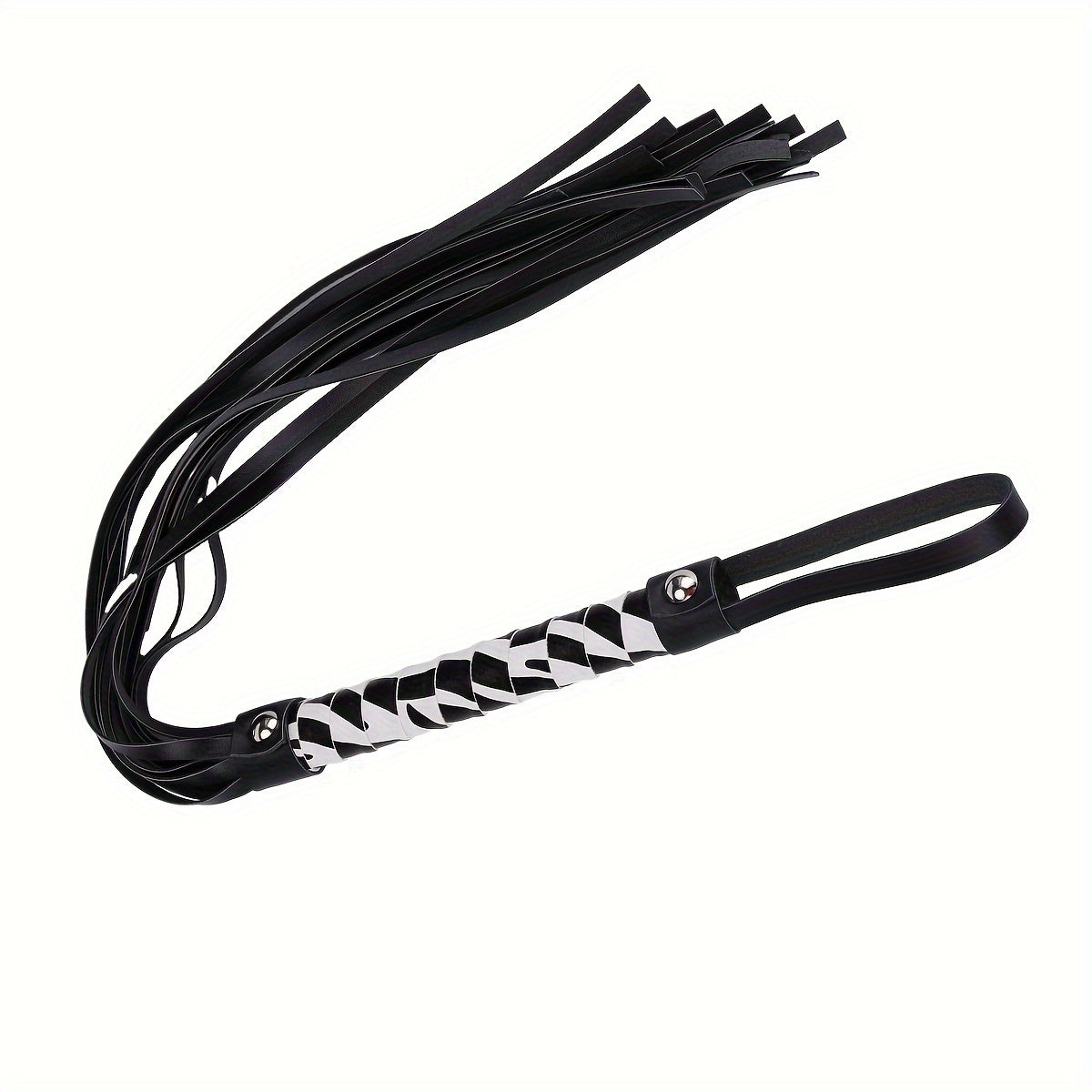 Zebra Print PU Leather Riding Crop For Equestrian Sports Durable Whip