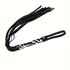 Zebra Print PU Leather Riding Crop For Equestrian Sports Durable Whip