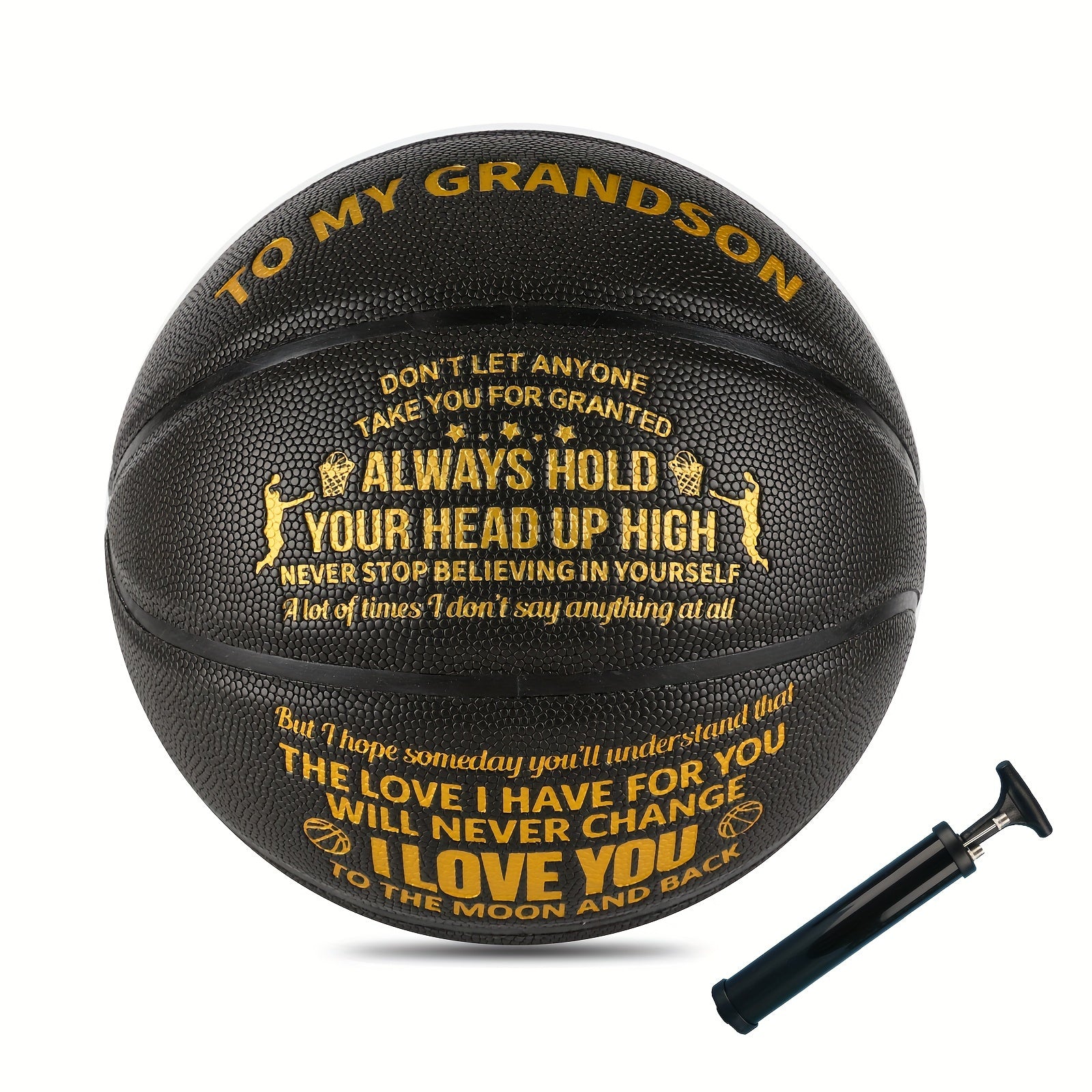 Custom Basketball Gift for Grandson Size 7 74 93 cm
