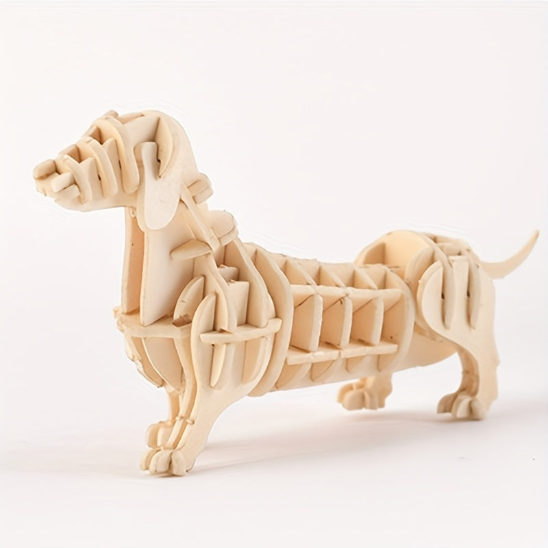3D Animal Puzzle DIY Kit for Children - Animal Assembly Decoration