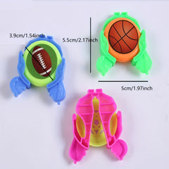 3pcs Football Flying Saucer Toy Mini Interactive Fidget Toy