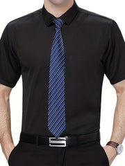 Men's Classic Button Up Shirt for Business Occasion