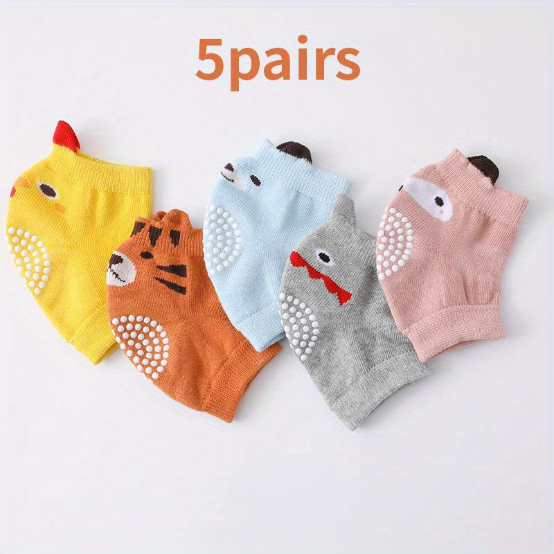 Baby Knee Protectors for Walking and Crawling - Breathable Socks