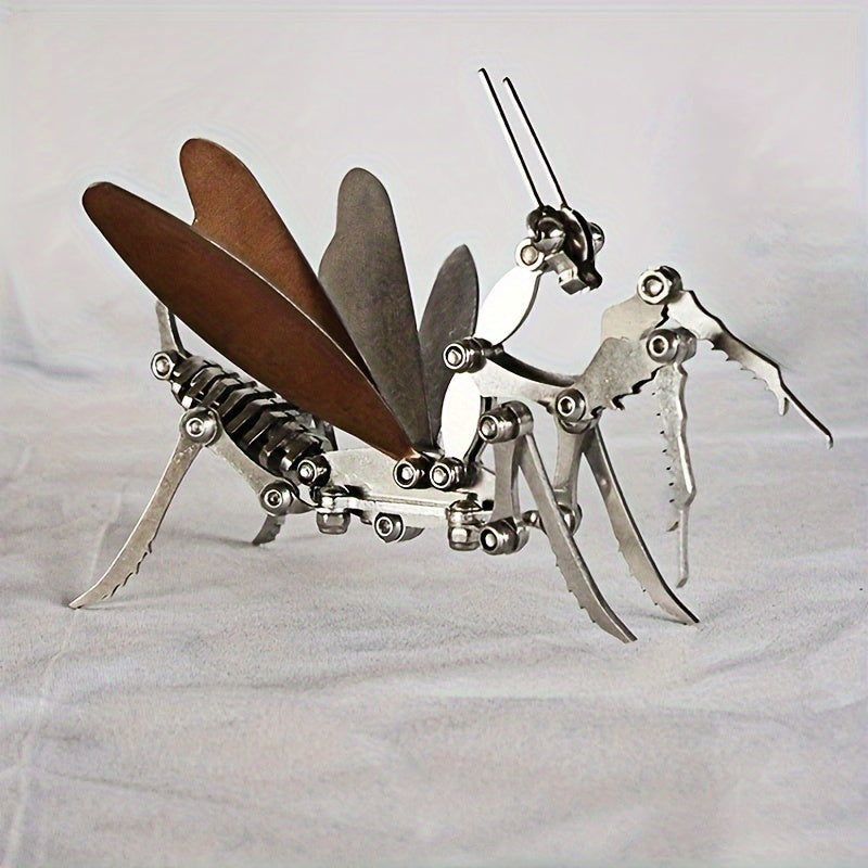 Stainless Steel Mechanical Mantis Ornament