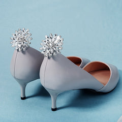 Metal Rhinestones Faux Pearl Alloy Shoe Clips Wedding Party Jewelry Charms