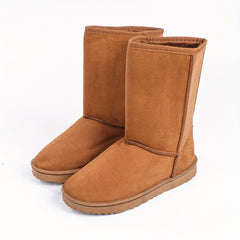 Women's Snow Boots Closed Toe Slip On Comfortable Shoes
