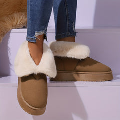 Women's Non slip Thickened Snow Boots Warm Outdoor Boots
