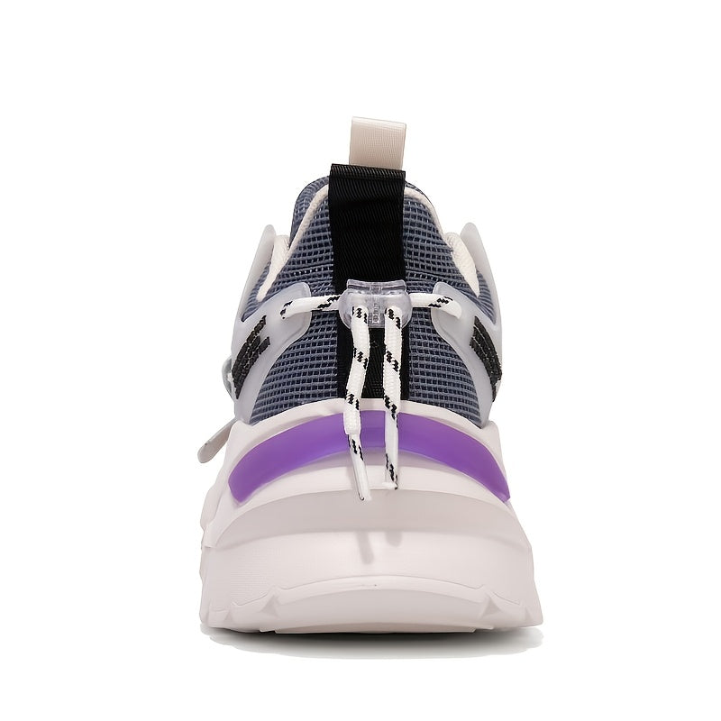 Women's Chunky Sneakers Letter Detail Running Comfortable Sports Shoes