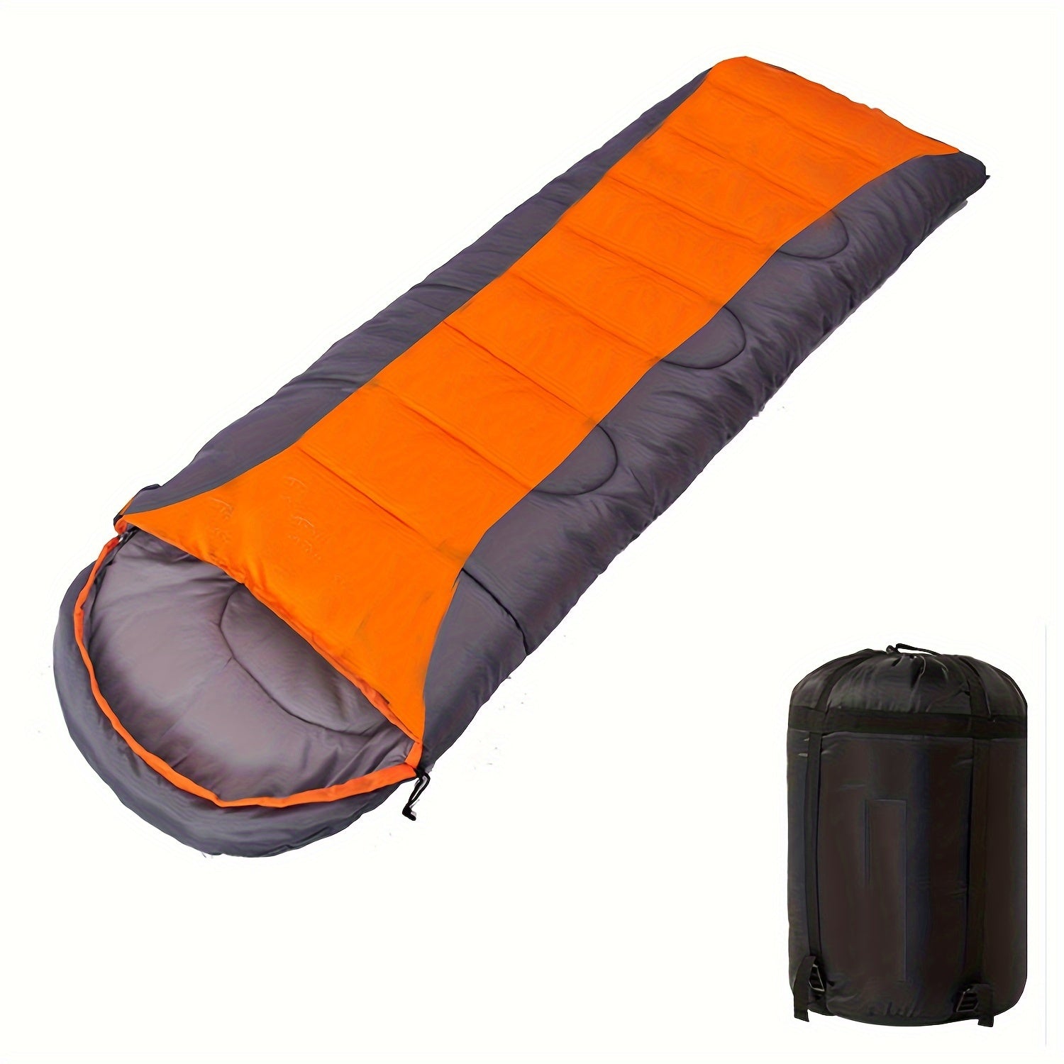 Portable Sleeping Bag for Camping and Fishing, Warm Zero Distance Splicable