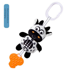 Baby Toys Newborn Animal Teether Wind Chime Visual Stimulation Car Hanging Bed