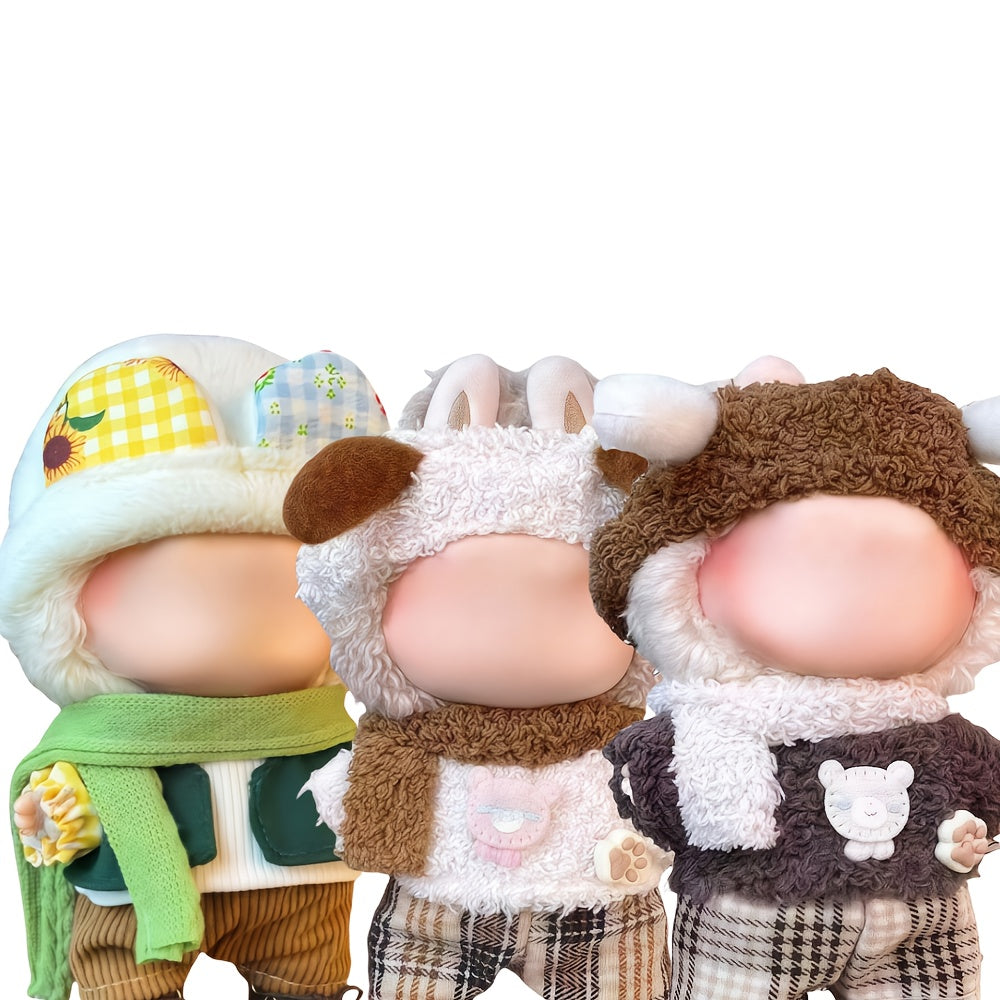 Fashionable Doll Outfit for 6-7 Inch Dolls - DIY Doll Apparel Set