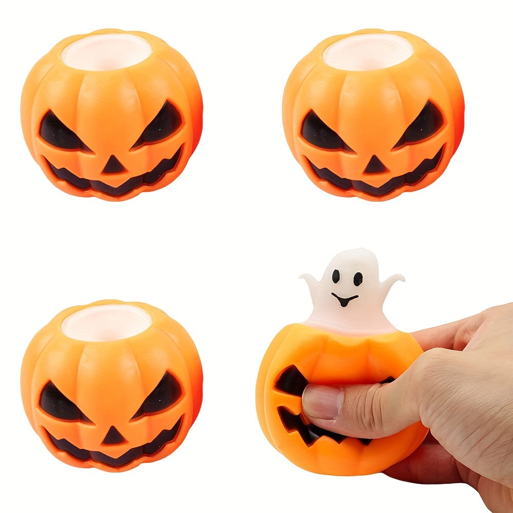 Halloween Pumpkin Stress Balls Trick Or Treat Toys