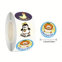 200pcs 3.81cm Animal Reward Stickers for Teachers Adults Parents Schools Work