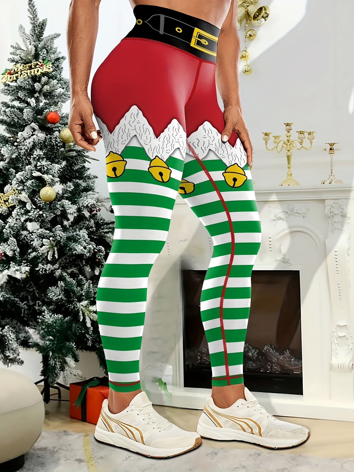 Christmas Yoga Pants High Stretch Leggings Women's Activewear