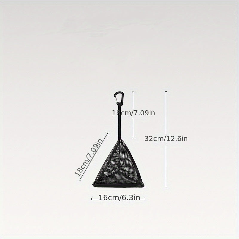 Durable Triangle Hanging Bag Mesh Hanging Basket Net