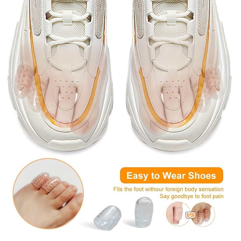 Silicone Toe Protectors Soft Breathable Anti Abrasion for Home Night Use
