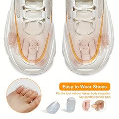 Silicone Toe Protectors Soft Breathable Anti Abrasion for Home Night Use