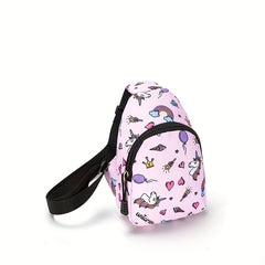 Girls Unicorn Crossbody Bag Animal Pattern Shoulder Bag Waist Bag
