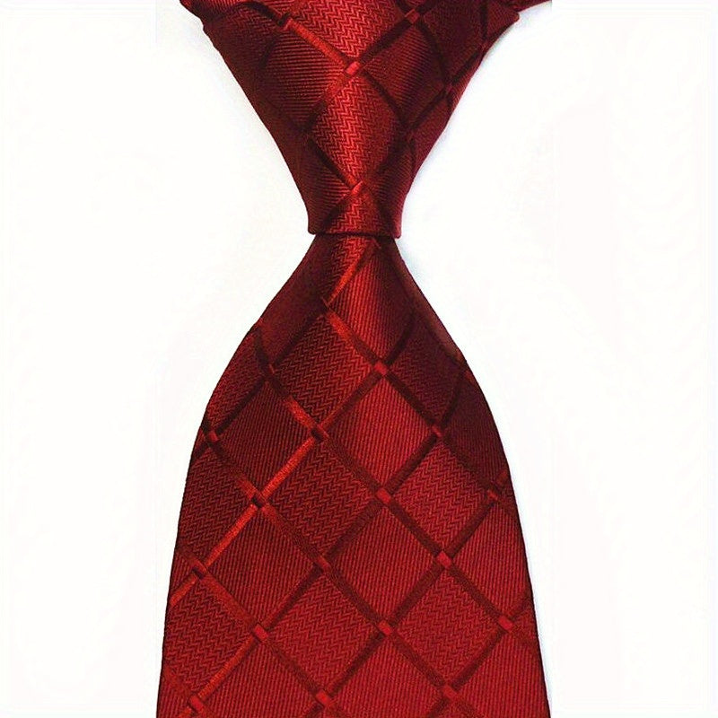 Men's Classic Striped Plaids Tie Wedding Business Necktie