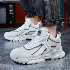 Men's Breathable Chunky Sneakers for Jogging Gym