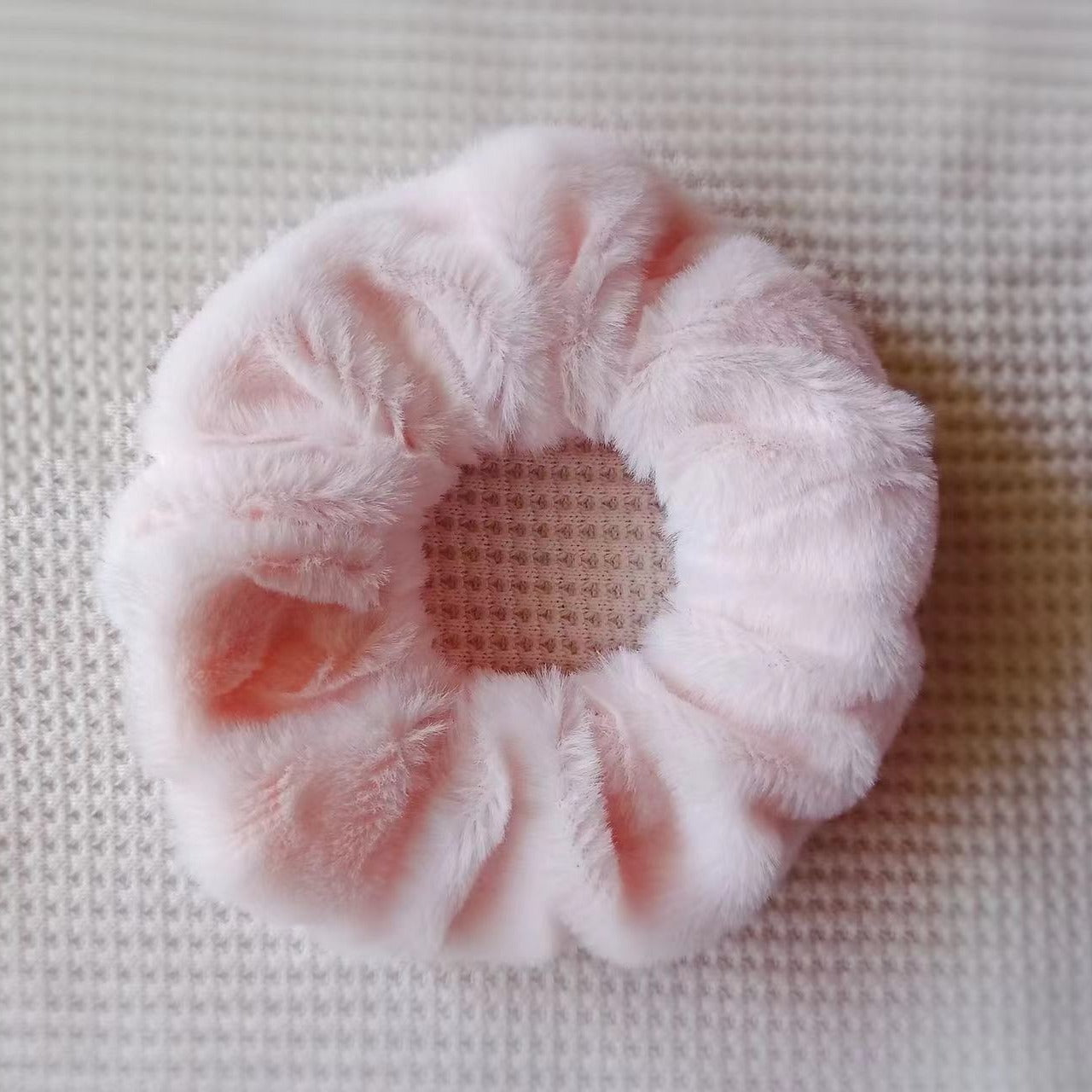 Girls Plush Scrunchie Hair Tie Solid Hair Rope Hair Bands Hair Accessories