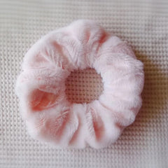 Girls Plush Scrunchie Hair Tie Solid Hair Rope Hair Bands Hair Accessories