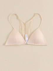 Front Buckle Lace Bra Removable Pads Beauty Back Lingerie