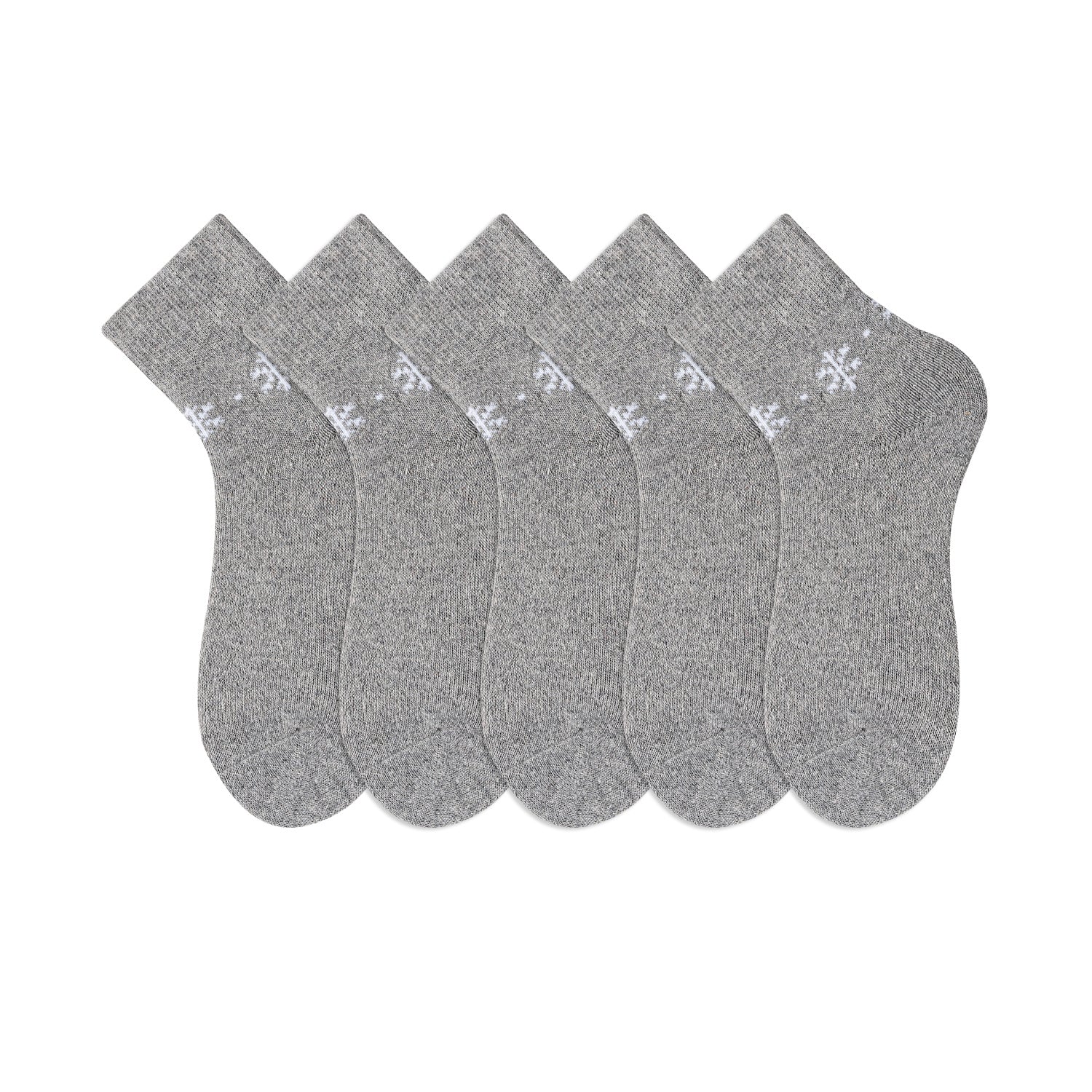 5 Pairs Snowflake Pattern Socks Women's Stockings